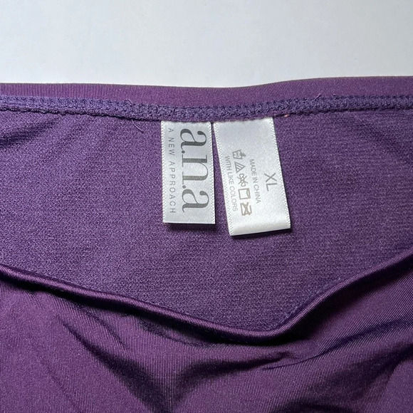 🌻 Purple / Eggplant Floral Tropical Bikini Set sz XL swim beach vacation travel - Picture 2 of 8